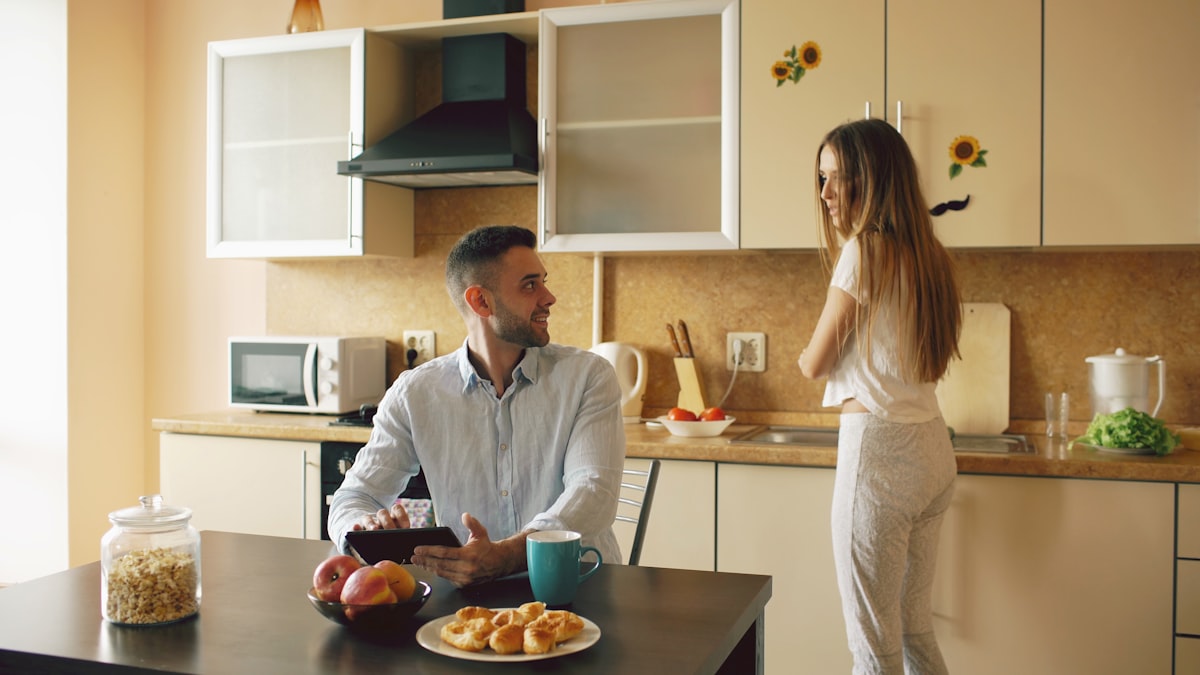 Healthy meal preparation for men